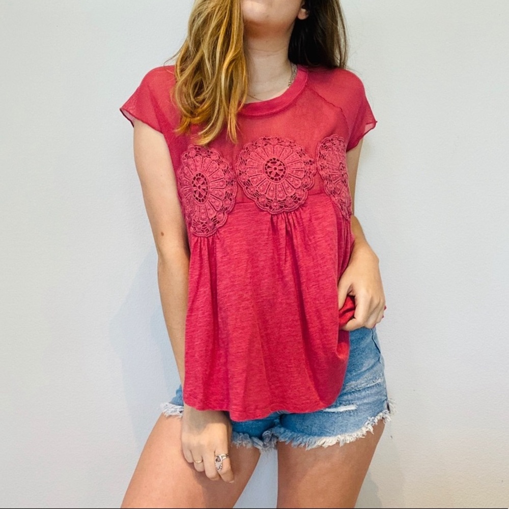 Darling Anthropologie Meadow Rue top